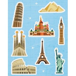 Stickers Monuments du Monde
