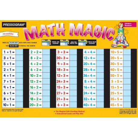 Plaque Math Magic Division