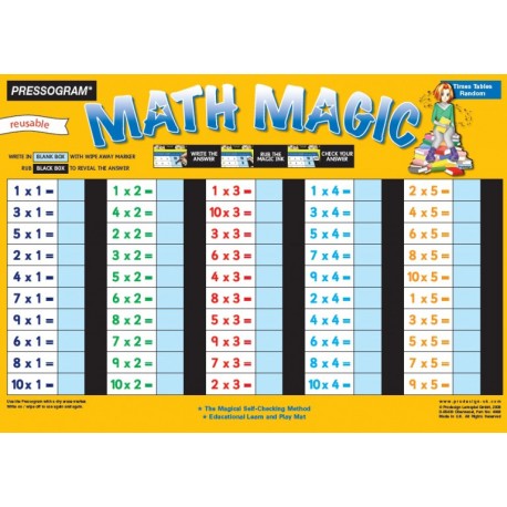 Plaque Math Magic Multiplication