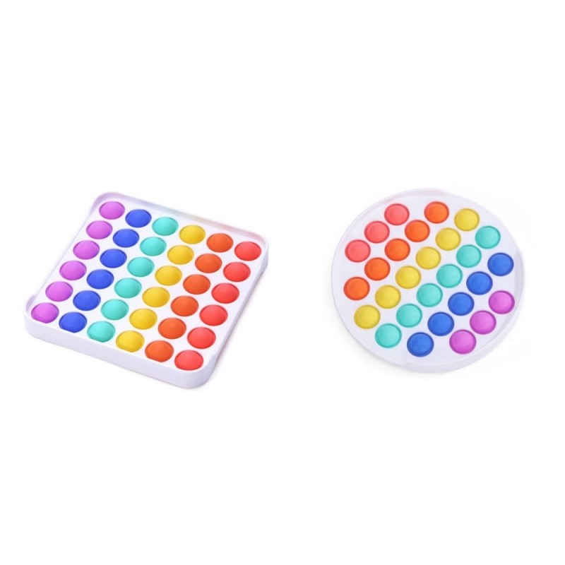 Pop It Multicolore : Anti stress, jeu ou support d'apprentissage.