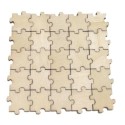 25 Pièces de puzzle en bois