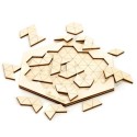 Puzzle géométrique en bois