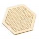 Puzzle géométrique en bois