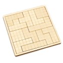 Puzzle géométrique en bois