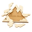 Puzzle géométrique en bois