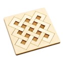 Puzzle géométrique en bois