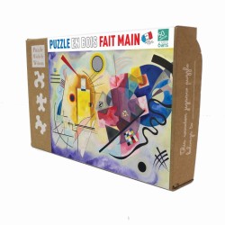 Puzzle Kandinsky Jaune, Rouge, bleu, 50 pièces