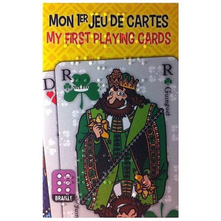 Monpremir jeu de cartes en version Braille