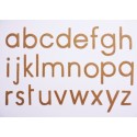 Lettres Script Ecole