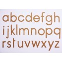 Lettres Script Ecole