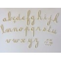 Lettres Dumont en bois ou rugueuses