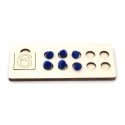 Plaque de 10 en bois