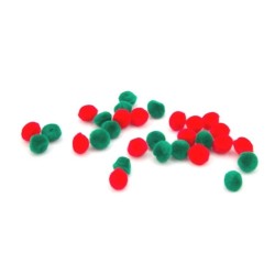 30 Pompons 15 mm