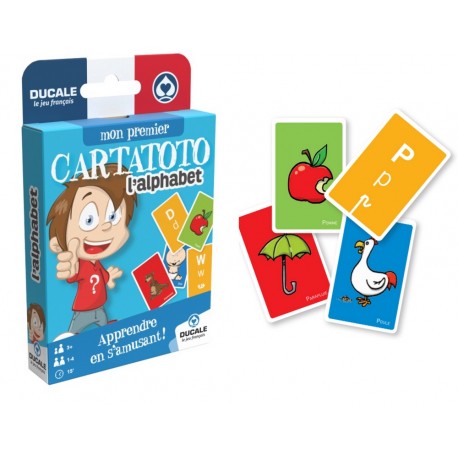 Cartatoto Alphabet pour apprendre l'alphabet et le son des lettres.