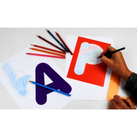 Pochoirs Lettres Majuscules