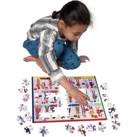 Puzzle Les enfants du monde 100 pièces