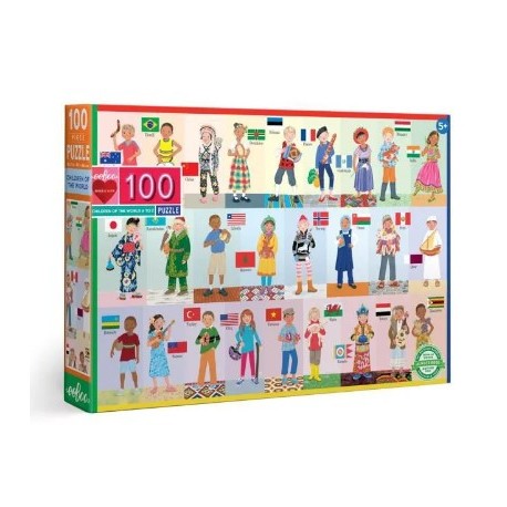 Puzzle Les enfants du monde 100 pièces