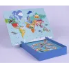 Détail des magnets représentant des animaux du monde