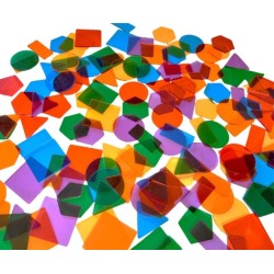 144 Formes géométriques translucides