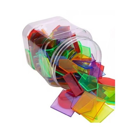 144 Formes géométriques translucides