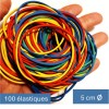 lot de 100 élastiques