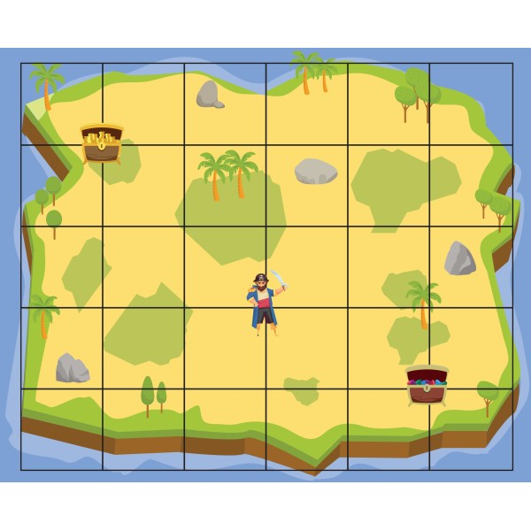 La Parcours Fléché, Jeu magnétique de repérage spatial