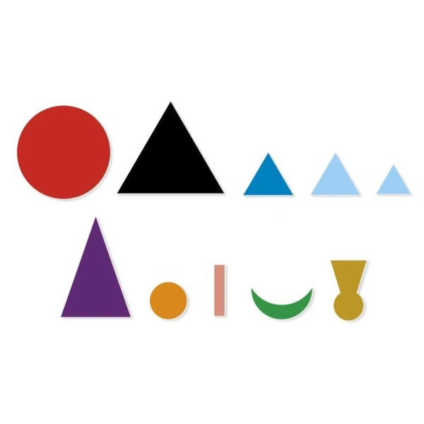 Symboles de grammaire Montessori en carton