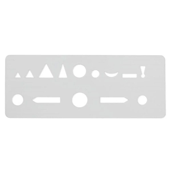 Pochoir de symboles Grammaire Montessori