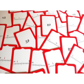 Cartes lecture sur droite numérique