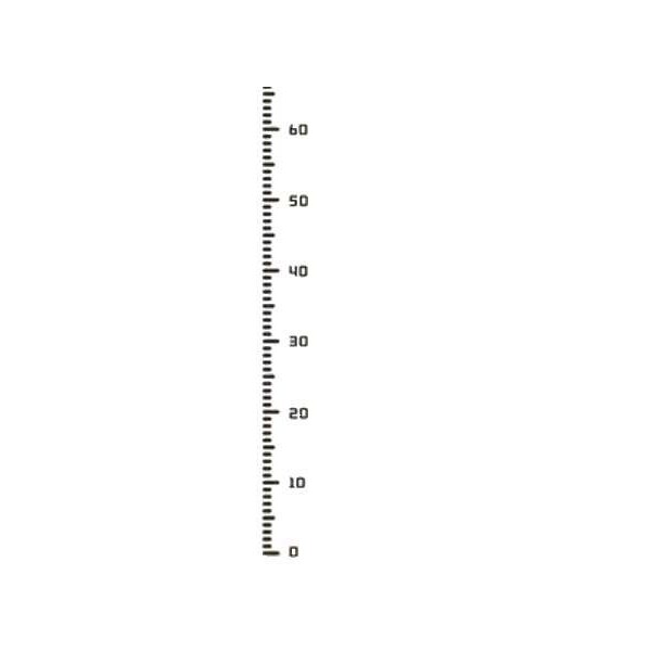 Toise adhésive de 2 m de long