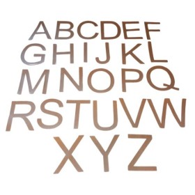 Lettres Bâton majuscules rugueuses 10 cm