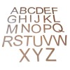 Lettres Bâton majuscules rugueuses 10 cm