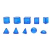 Lot de 10 solides translucides
