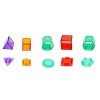Lot de 10 solides translucides
