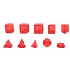 Lot de 10 solides translucides