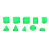 Lot de 10 solides translucides