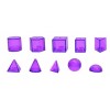Lot de 10 solides translucides