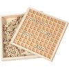 Tableau de lettres : 145 cubes lettres pour jouer avec les mots.