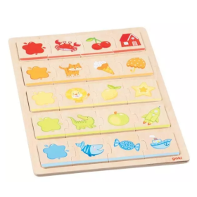 Puzzle en bois Apprendre les couleurs